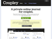 Tablet Screenshot of coupley.com